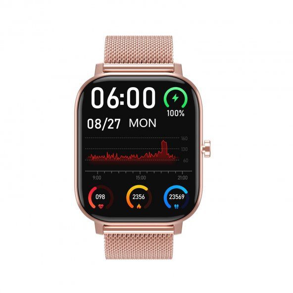 ZCWATCH V0521 Unisex Full Fonksiyonlu + EKG (PPG + HRV) ölçüm - 5