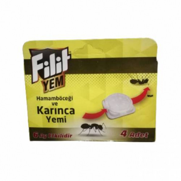 Filit Karınca Yemi 4 Adet Karıncaya Karşı Kesin Etkili Karınca Yemi Karınca İlacı Böcek İlacı