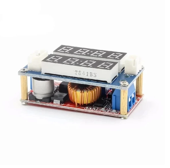 XL4015 Ayarlanabilir Voltaj ve Akım Kontröllü Güç Kaynağı Voltmetre Ampermetre Göstergeli Step-Down - Resim 2