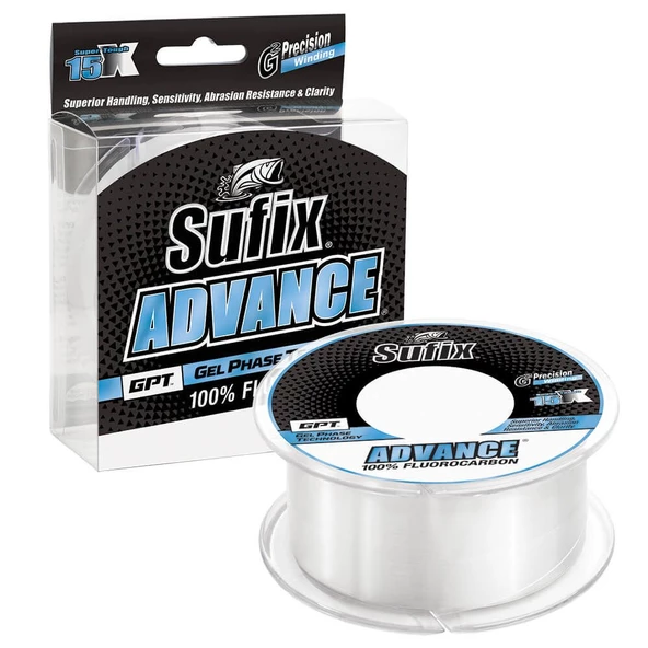 Sufix Advance 0.165 mm 50m Fluorocarbon Misina 1.6kg Çeker ürün görseli