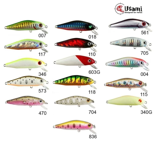 Usami Minn Shad 58F-SR 4.6 G Maket Balık 805