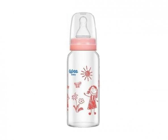 Wee Baby Isıya Dayanıklı Cam Biberon 180 ml 771