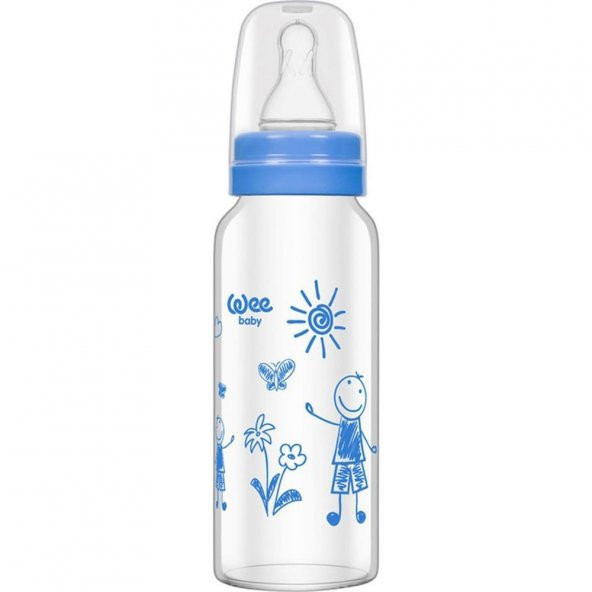 Wee Baby Isıya Dayanıklı Cam Biberon 180 ml 771 - 2