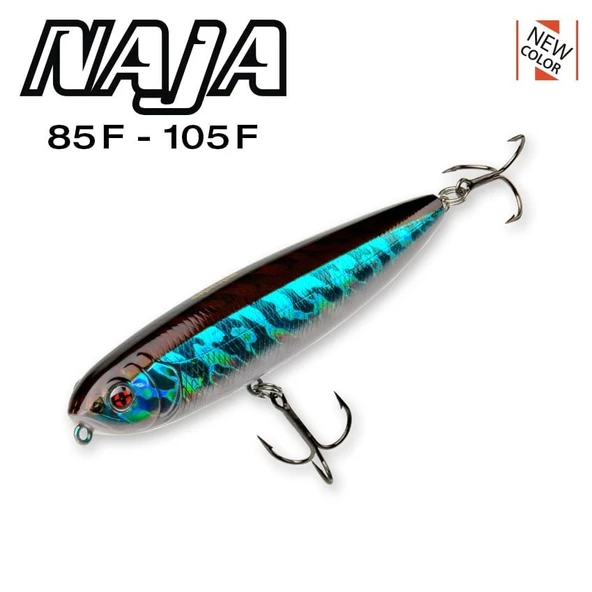 Sakura Naja Floating M08 10.5 cm 16.3g Su Üstü Maket Balık - Resim 2