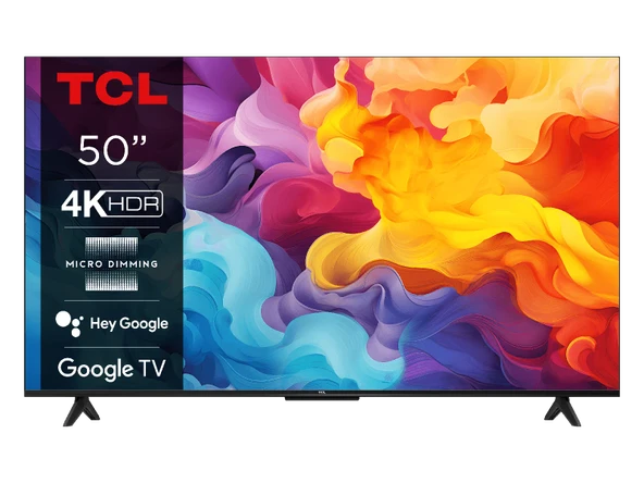 TCL 50V6B 4K Ultra HD 50" 127 Ekran Uydu Alıcılı Google Smart LED TV