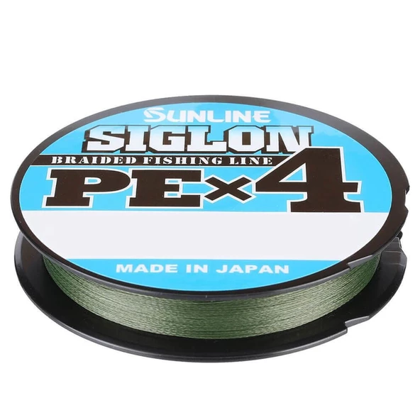 Sunline Siglon PE X4 0.187 mm 150m Dark Green 4 Kat İp Misina 9.2kg Çeker