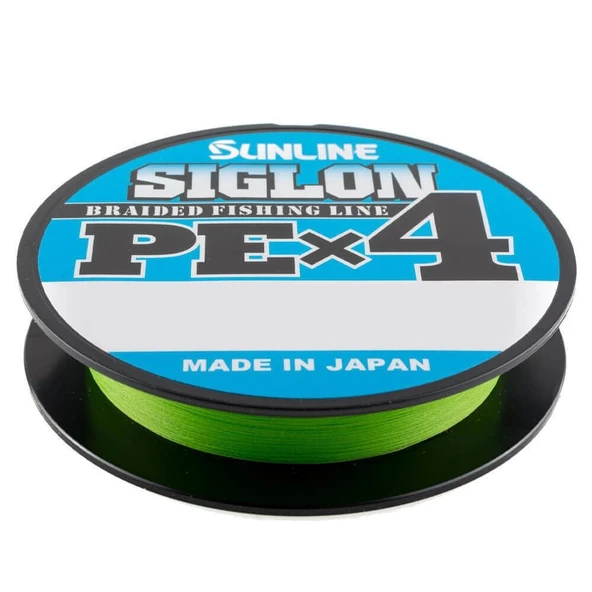 Sunline Siglon PE X4 0.171 mm 150m Light Green 4 Kat İp Misina 7.7kg Çeker