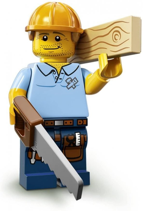 Lego Minifigür - Seri 13 - 71008 - Carpenter ürün görseli