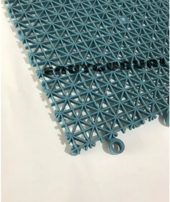 16 Adet Plastik Kırılmaz Yer Karosu Zemin Kaplaması (1m2) 25x2...