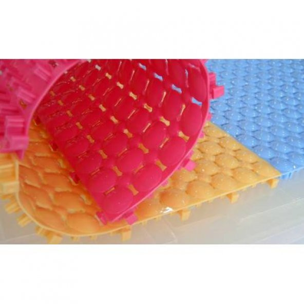 Ortopedik Yer Izgarası Islak Zemin Yer Döşeme Yer Karosu Banyo Yer Izgarası 36 Adet - 4 m2 - 4