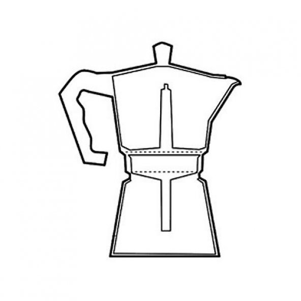 ALÜMİNYUM MOKA POT ESPRESSO KAHVE POT 3 FİNCANLIK - 3