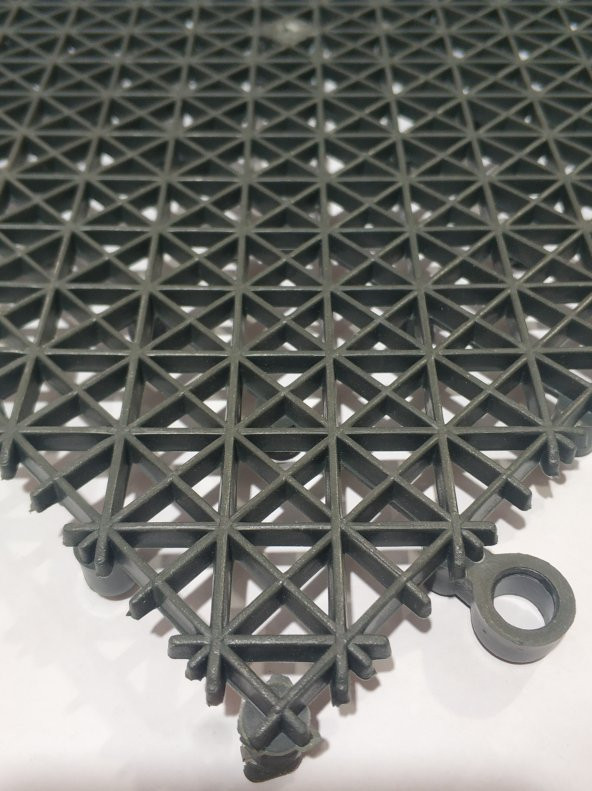 16 Adet KIRILMAZ PLASTİK YER KAROSU ZEMİN KORUMA 1 M2 ALAN İÇİN 25X25 cm