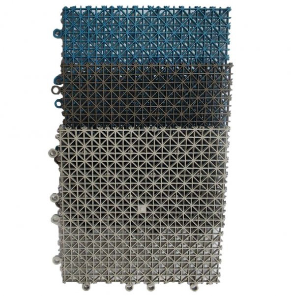 16 Adet KIRILMAZ PLASTİK YER KAROSU ZEMİN KORUMA 1 M2 ALAN İÇİN 25X25 cm - 3