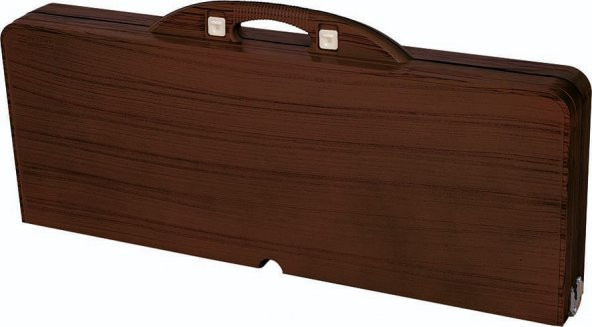 PRATİK ÇANTALI PİKNİK MASASI KAMP MASA 4 KİŞİLİK AHŞAP GÖRÜNÜM - 6