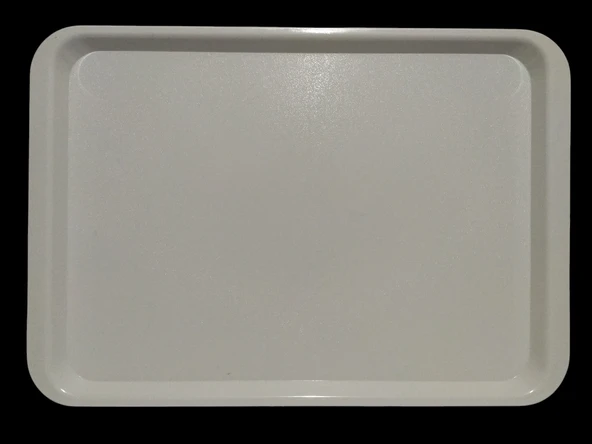 1 ADET BÜYÜK BOY SERVİS TEPSİSİ KAYDIRMAZ YÜZEY 53x37 cm - 2