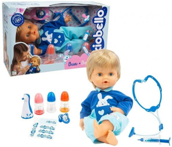 Giochi Preziosi Cicciobello Çok Hastayım Oyuncak Bebek  Cicciobello BUA Doktor Puppe aksesuarı ile GPZ05639