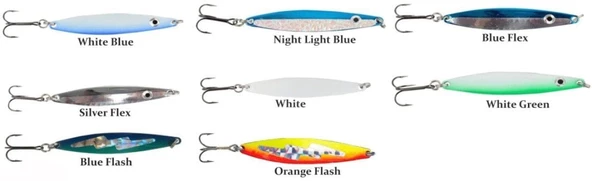 Hansen Fight 7.6cm 21g Kaşık Night Light Blue - Resim 3