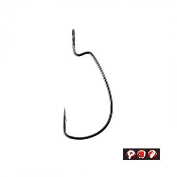 GAMAKATSU Worm 330 Bottom Jigging No:5/0 Olta İğnesi 5 Adet - Resim 2