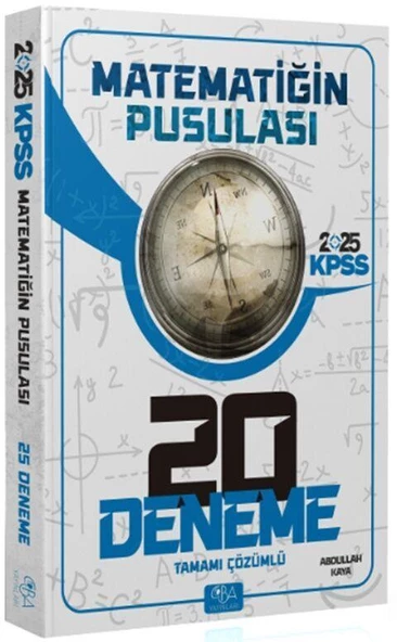 2025 KPSS Matematik Matematiğin Pusulası 20 Deneme CBA Yayınları