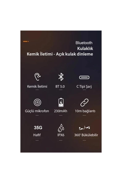As10 Plus 35 Gr Ağırlık Suya Dayanıklı Sporcu Bluetooth Kulaklık - 9