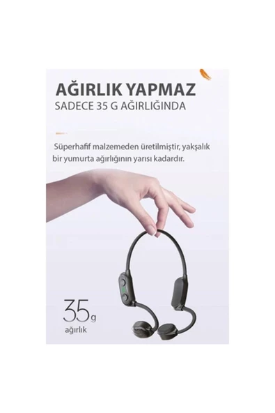 As10 Plus 35 Gr Ağırlık Suya Dayanıklı Sporcu Bluetooth Kulaklık - 5