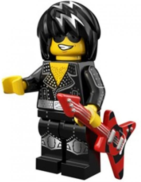 Lego Minifigür - Seri 12 - 71007 - Rock Star