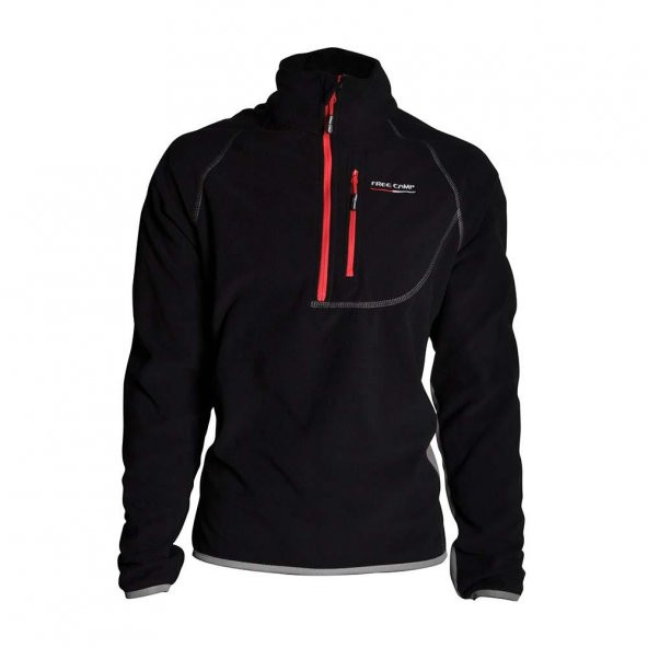Freecamp Man Half Zipper Fleece-SİYAH
