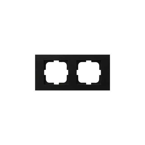 Ovivo Grano Siyah İkili Çerçeve ürün görseli 1