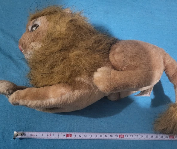 Peluş vahşi aslan sesli ışıklı 40 vm - 3