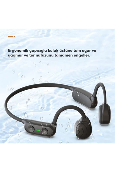 As10 Plus 35 Gr Ağırlık Suya Dayanıklı Sporcu Bluetooth Kulaklık - 3