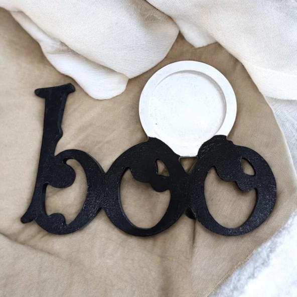 Boo Halloween Cadılar Bayramı Bardak Altlığı - 2