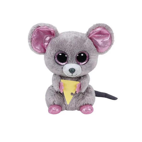 TY36192 Peluş Squeaker  Mouse With Cheese Reg