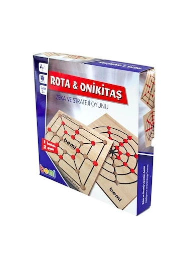 ROTA & ON İKİ TAŞ KUTU OYUNU İKİ OYUN BİR ARADA BEMİ