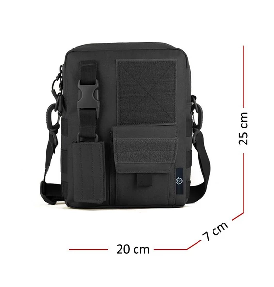 Protector Plus Taktik Tablet Çantası Siyah - 5