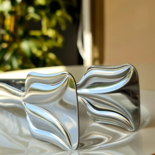 Hometarz İnox Metal Pasta Maşası Paslanmaz Çelik 21 CM - 4