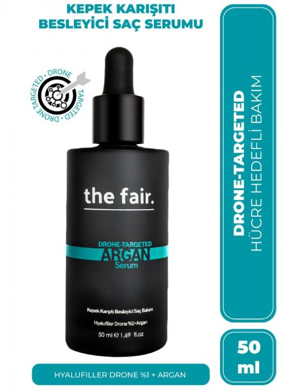 the fair. Drone-Targeted Argan Kepek Karşıtı Vegan Saç Serumu 1 Hyalufiller Drone +Argan 50 ml