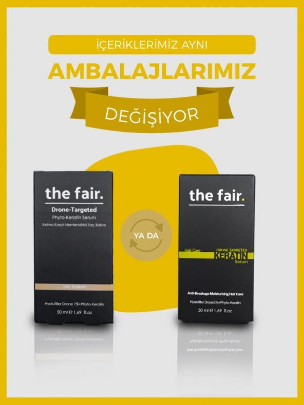 The Fair. Drone-Targeted Keratin Kırılma Karşıtı Vegan Saç Serum 1 Hyalufiller Drone + Keratin 50 Ml - 6