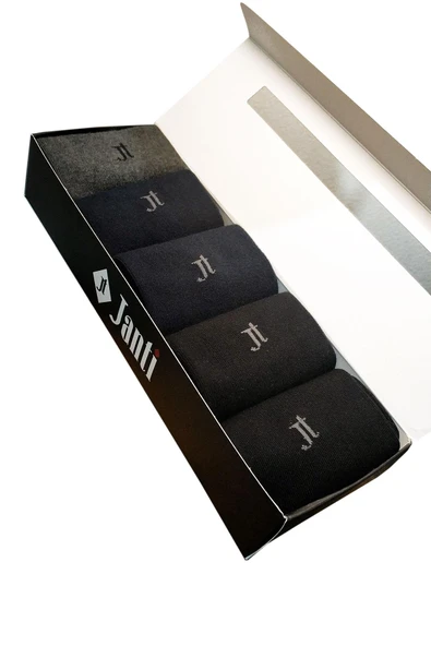 JTSC2104 PAMUK KALİTELİ 5'Lİ ERKEK SOKET ÇORAP EKO PAKET - 6