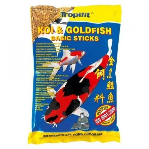 Tropical Koi ve Goldfish Basic Sticks 1000 Ml/