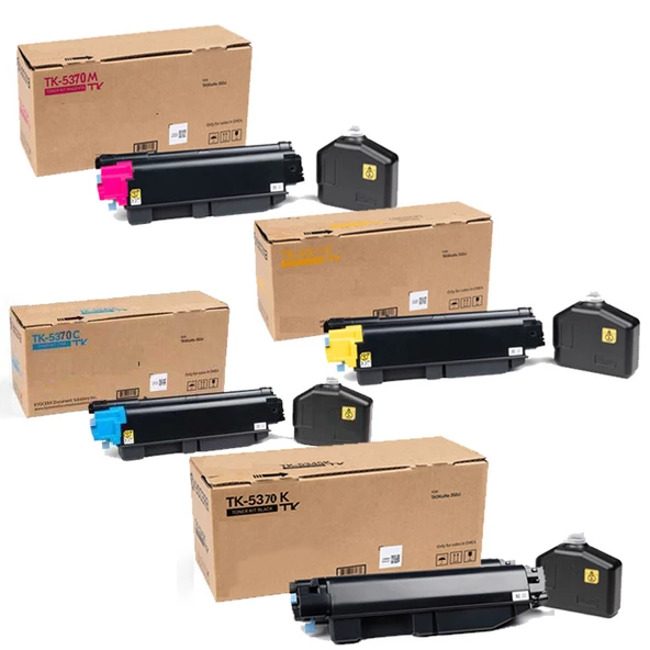 Kyocera TK-5370 / Kyocera Ecosys MA3500cifx 4 RENK CMYK Toner Seti ürün görseli
