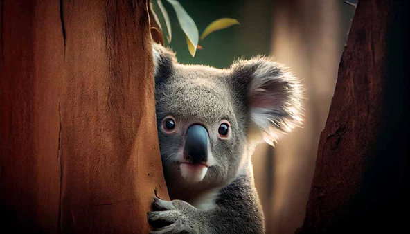 Koala Temalı Duvar Kağıdı - 7