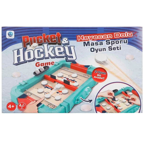 Smile Games 2in1 Pucket ve Hockey Oyun Seti S01004597