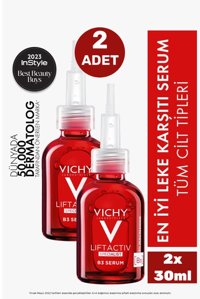 Vichy Liftactiv Specialist B3 Serum Koyu Leke Karşıtı 30 ml 2 Adet
