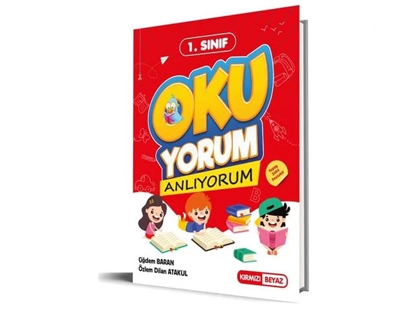 Kırmızı Beyaz 1.Sınıf Okuyorum Anlıyorum Yeni