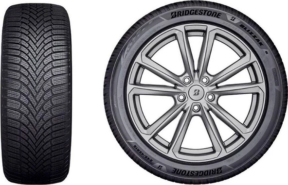 Bridgestone Blizzak6 255/40r21 102w xl Oto Kış 2024 - Resim 3
