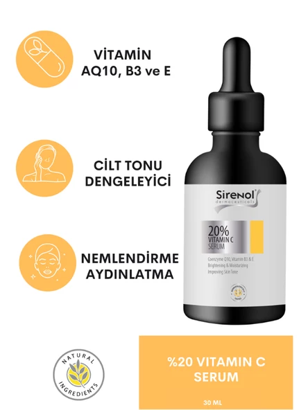 SIRENOL 20% VITAMIN C SERUM