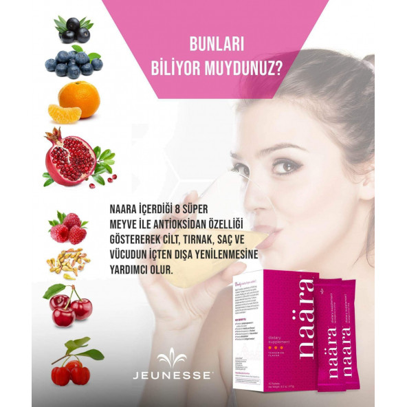 Jeunesse Naara 5,000 Mg Kollajen Takviye Edici Gıda - 9