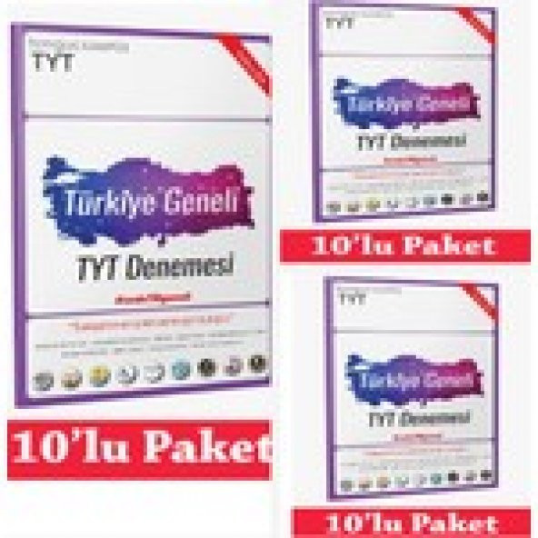 Tonguç - Türkiye Geneli TYT Denemesi 30lu Paket 2021
