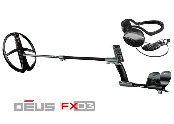 XP DEUS Metal Dedektör - Ana Kontrol Ünitesi FX03 Kulaklık 34x28cm X35 Başlık ile - 2