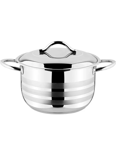 OMS 2005 Mat Şerit 14X8 cm Mini Çelik Tencere